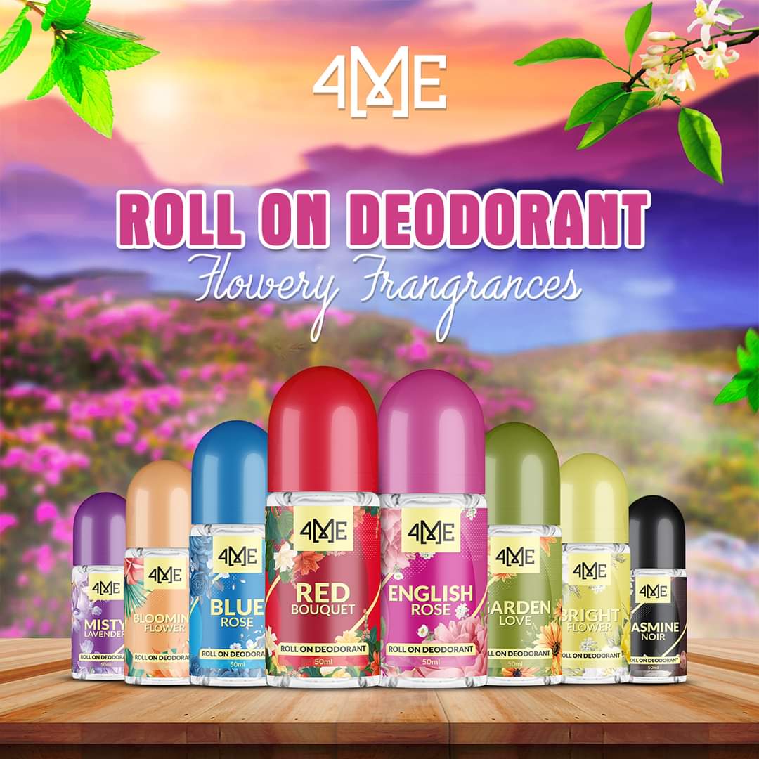 4me Bright Flower Roll on 50ml